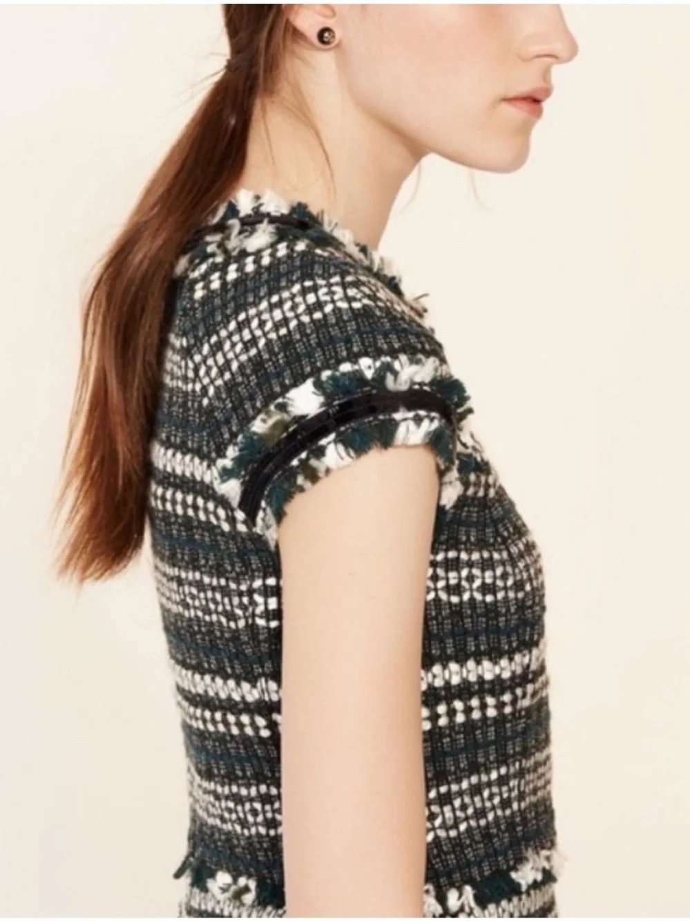 New Tory Burch Norfolk Horseback
Tweed A-Line Dress size 8 - Picture 2 of 16